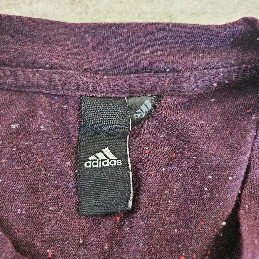 adidas Maroon Sleeveless Muscle Tank with Black Logo - Picture 5 of 6